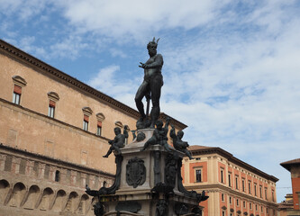 Poster - Neptune Fountain in Bologna