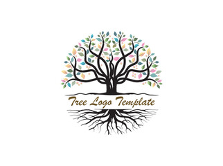 Sticker - Tree and roots logo