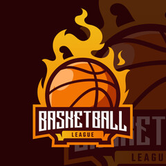 Esports logo basketball for your elite team