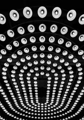 Poster - Interior design of ceiling of modern  architecture. Building abstract background