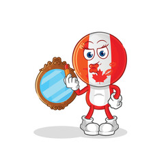 Wall Mural - canada make up mascot. cartoon vector