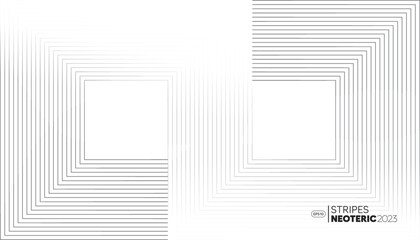 Wall Mural - The creative monochrome stripe texture. Minimal grey lines pattern background. Vector, 2023