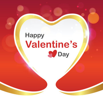 Happy valentine's day card