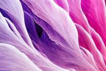  A Close Up Of A Pink And Purple Flower Petals With A Black Background And A White Center In The Center. Generative AI