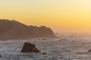 Canvas Print - sunset on the beach