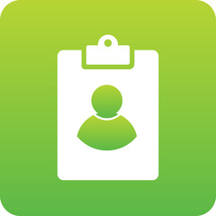 Poster - user task gradient icon