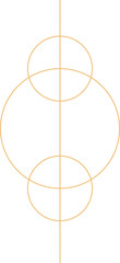 Sticker - abstract monoline element