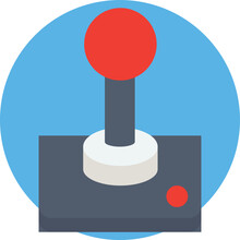 Game Handle Vector Icon

