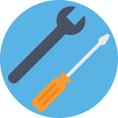 Wall Mural - Repairing Tools Vector Icon
