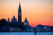 Italy beauty, panoramatic view of Venice sunset, Venice, Venezia