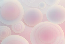 Pink Background, Pink Abstract Background With Circles, Abstract, Pink, Circles, Bubbles, Illustration, Background, Texture, Rendered