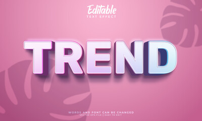 Wall Mural - trend text effect