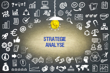 Wall Mural - Strategie-Analyse	