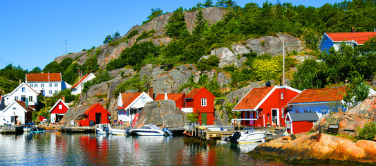 Wall Mural - Norway. A resort city Kristiansand. The sixth-largest city in Norway.