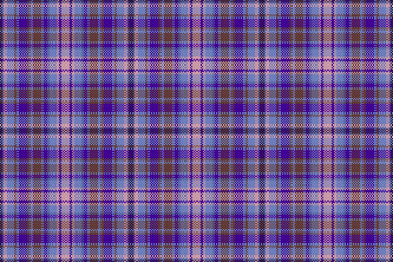 Background check fabric. Plaid pattern seamless. Textile vector texture tartan.