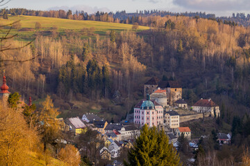 Canvas Print - castle Becov nad Teplou, Czech Republic