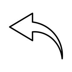 Poster - left arrow icon