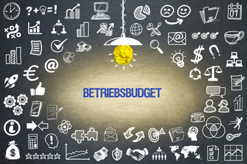 Sticker - Betriebsbudget	