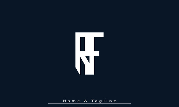 Alphabet letters Initials Monogram logo RF , FR