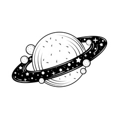 Wall Mural - planet surreal astrology