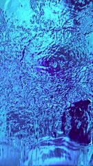 Wall Mural - vertical video - Animation Of A Damaged And Disintegrating Cancer Cell in frozen condition