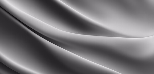 Poster - soft grey fabric with curve and elegant texture. backdrop with copy space, graphic elements for desi