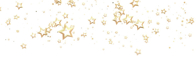 Wall Mural - stars background, sparkle lights confetti falling. magic shining Flying christmas stars on night