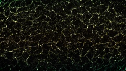 Poster - Abstract Elegant Wave Silk Background Loop/ 4k abstract fractal light elegant wave field with particles and turbulence lines flowing smoothly and seamless looping