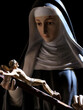 Saint Rita of Cascia. Beautiful half-length image of Santa Rita of Cascia.