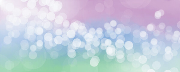 Wall Mural - bright pastel bokeh light background