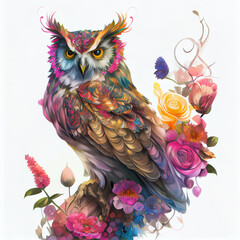 Wall Mural - owl