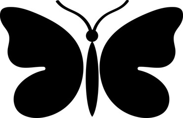 Poster - Butterfly icon vector illustration design template on white background..eps