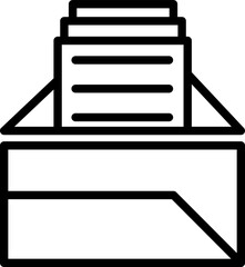 Poster - Archive Storage Icon Vector Design Template on white background..eps