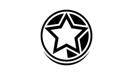 Sticker - star video game reward glyph icon animation