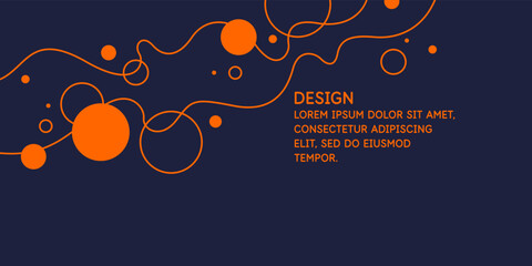 Poster - modern backgrounds with abstract elements and dynamic shapes. compositions of geometric shapes. vect