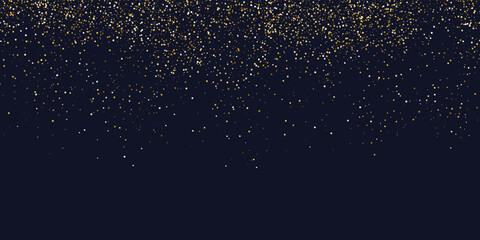 Leinwandbilder - Bright vector illustration Magic rain of sparkling glittery particles.