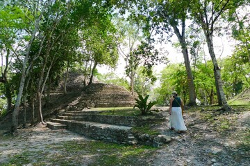 Wall Mural - Cahal Pech mayan ruins