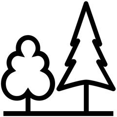 Sticker - Garden Trees 