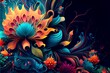 © Schneestarre - Midjourney render of abstract art wallpaper