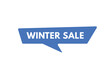 © creativeKawsar - winter sale Button. winter sale Sign  Icon Label Sticker Web Buttons