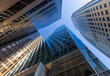 © eskystudio - USA, Panoramic San Francisco financial district skyline in city downtown.