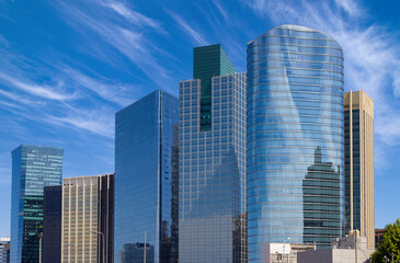 Wall Mural - Argentina, Buenos Aires panoramic financial center skyline and business development center.