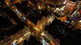 Fototapeta Miasto - Beautiful night Gdansk. Old town.