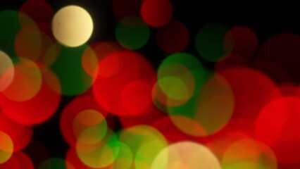 Wall Mural - 3d rendering, abstract colored circles defocused christmas lights. bokeh glowing lights circles. mot