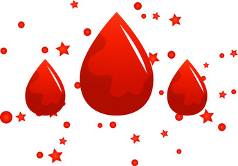 Wall Mural - World blood donor day illustration