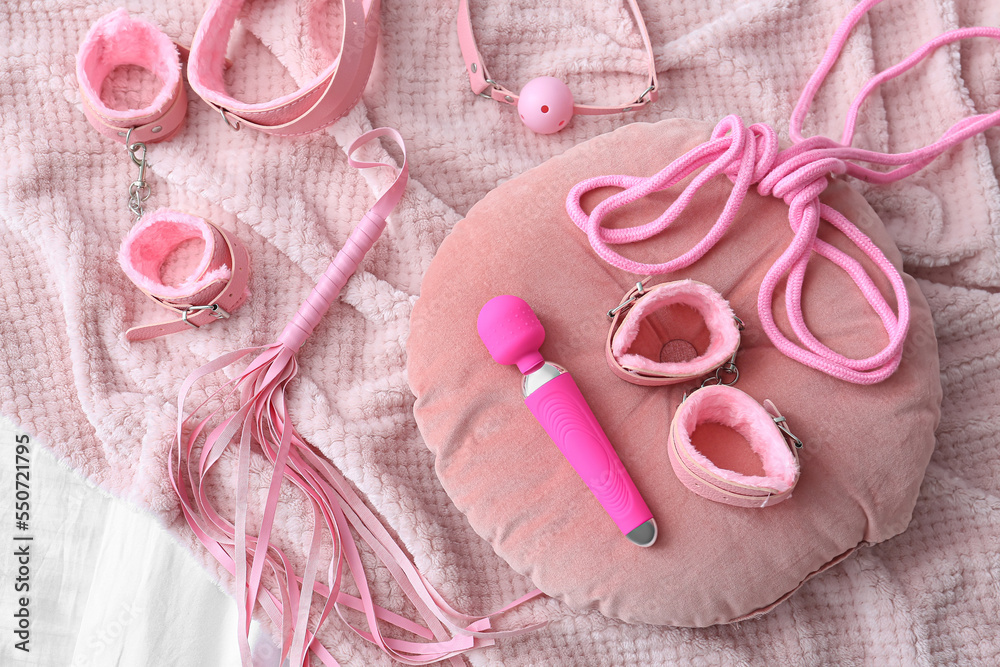 Pillow with pink sex toys on white bed, top view Stock Photo | Adobe Stock Pillow with pink sex toys on white bed, top view Stock Photo | Adobe Stock