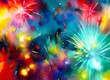 It's new years eve, and everyone is gathered around the square to watch the spectacular fireworks show. The sky is lit up with vibrant colors, and the air is filled with the sound of cheers and laught