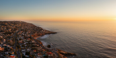 Wall Mural - Sunset Cliffs, San Diego and Ocean Beach