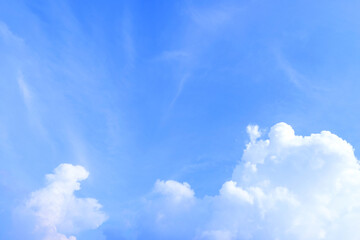 Wall Mural - beautiful blue sky clouds for background.