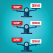© madedee - Supply and demand on the balance scale